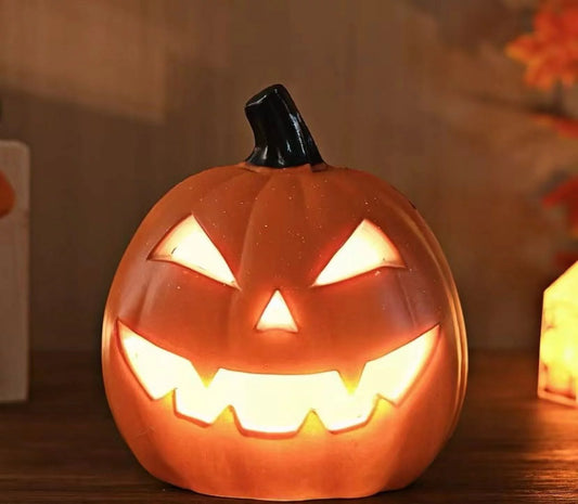 Halloween Decoration Clearance! Halloween Pumpkin Decorations, Halloween Decor, Halloween Led Pumpkin Lights Light up Jack O Lantern Pumpkin Figurine Lantern for Indoor Outdoor