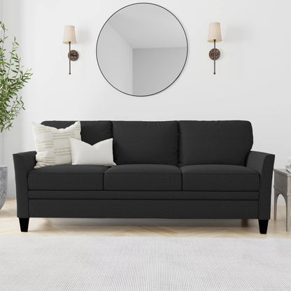 Auden 81" 3 Seat Classic Modern Sofa, Gray